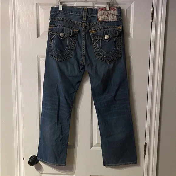 True Religion Ricky Super T men’s Denim Bootcut Jeans - Picture 4 of 8